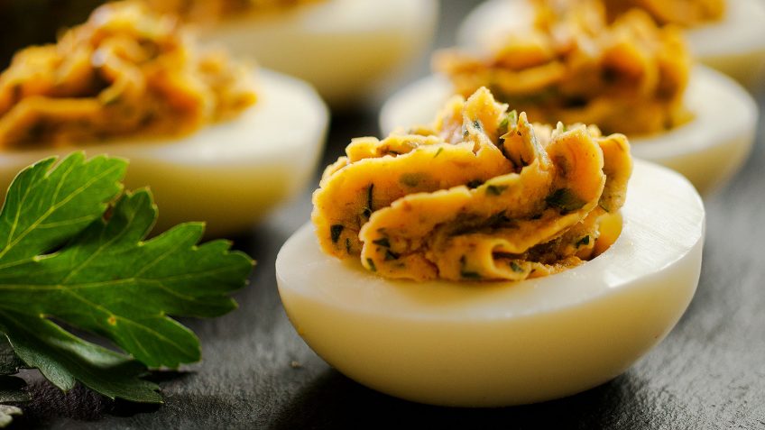 Deviled eggs Italian Style